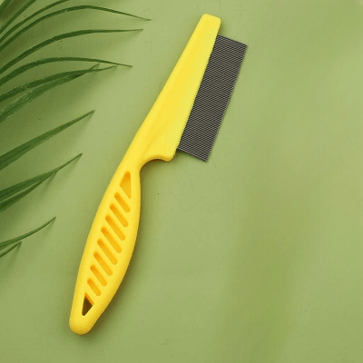 Brosse Chat - CatSheddingHairComb™ - Jaune - Chattouilles