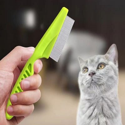 Brosse Chat - CatSheddingHairComb™ - Vert - Chattouilles