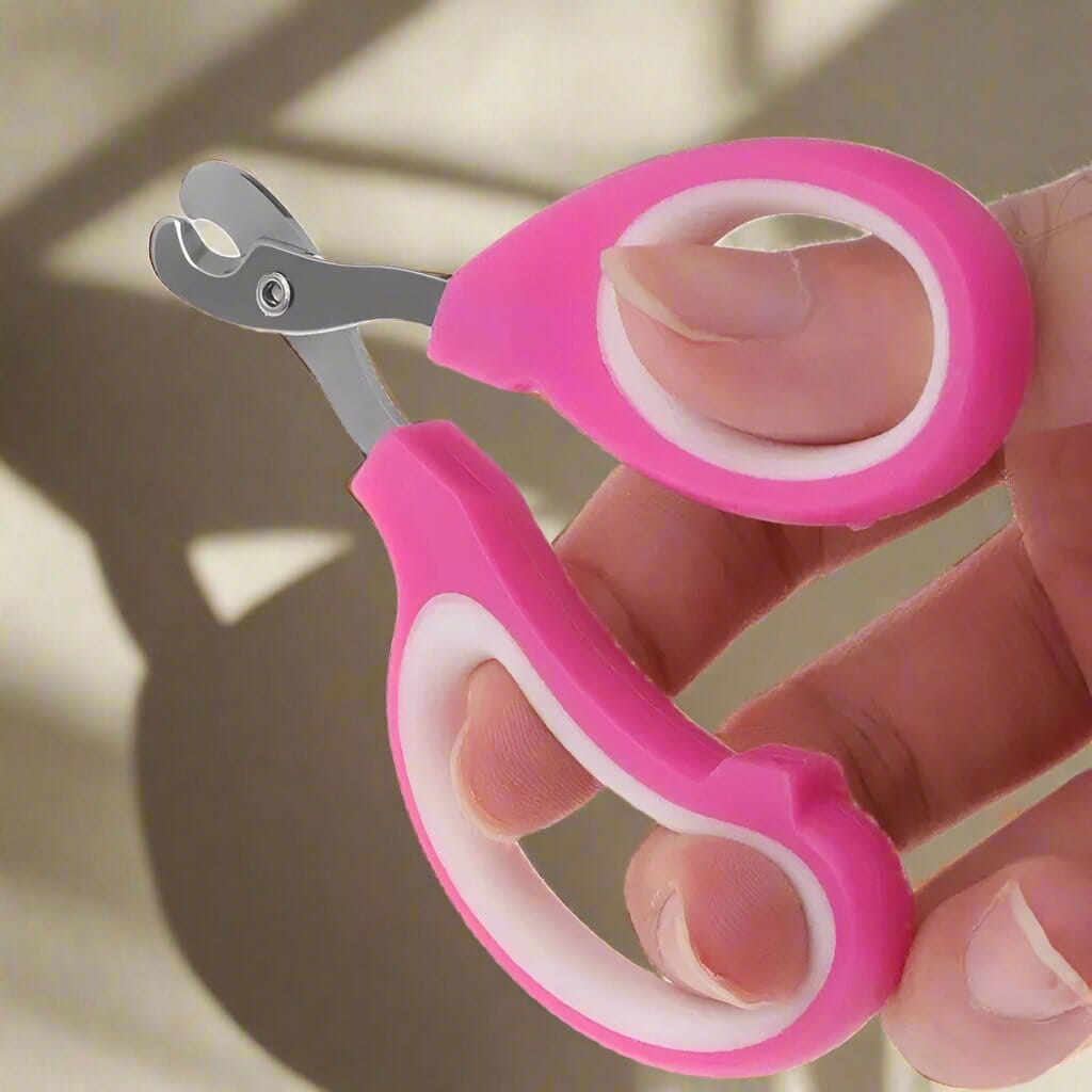 Coupe Ongle pour Chat - PetCatNailScissor™ - Rose Blanc - Chattouilles