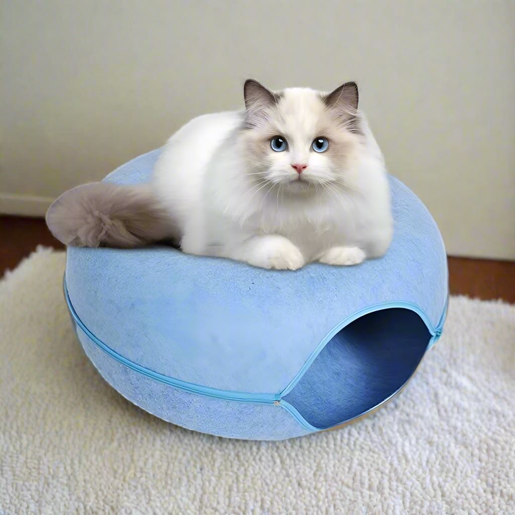 Lit pour Chat - ChatCondo™ - Bleu - Chattouilles