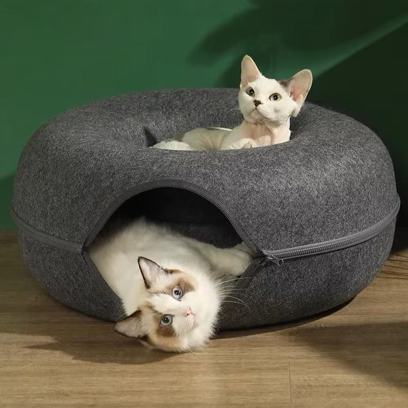 Lit pour Chat - ChatCondo™ - Gris Foncé - Chattouilles