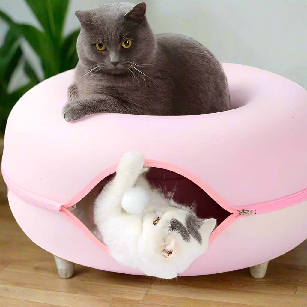 Lit pour Chat - ChatCondo™ - Rose - Chattouilles