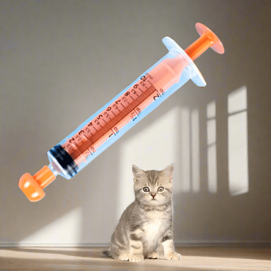 Seringue Alimentation - CatFeedingSyringe™ - Orange - Chattouilles