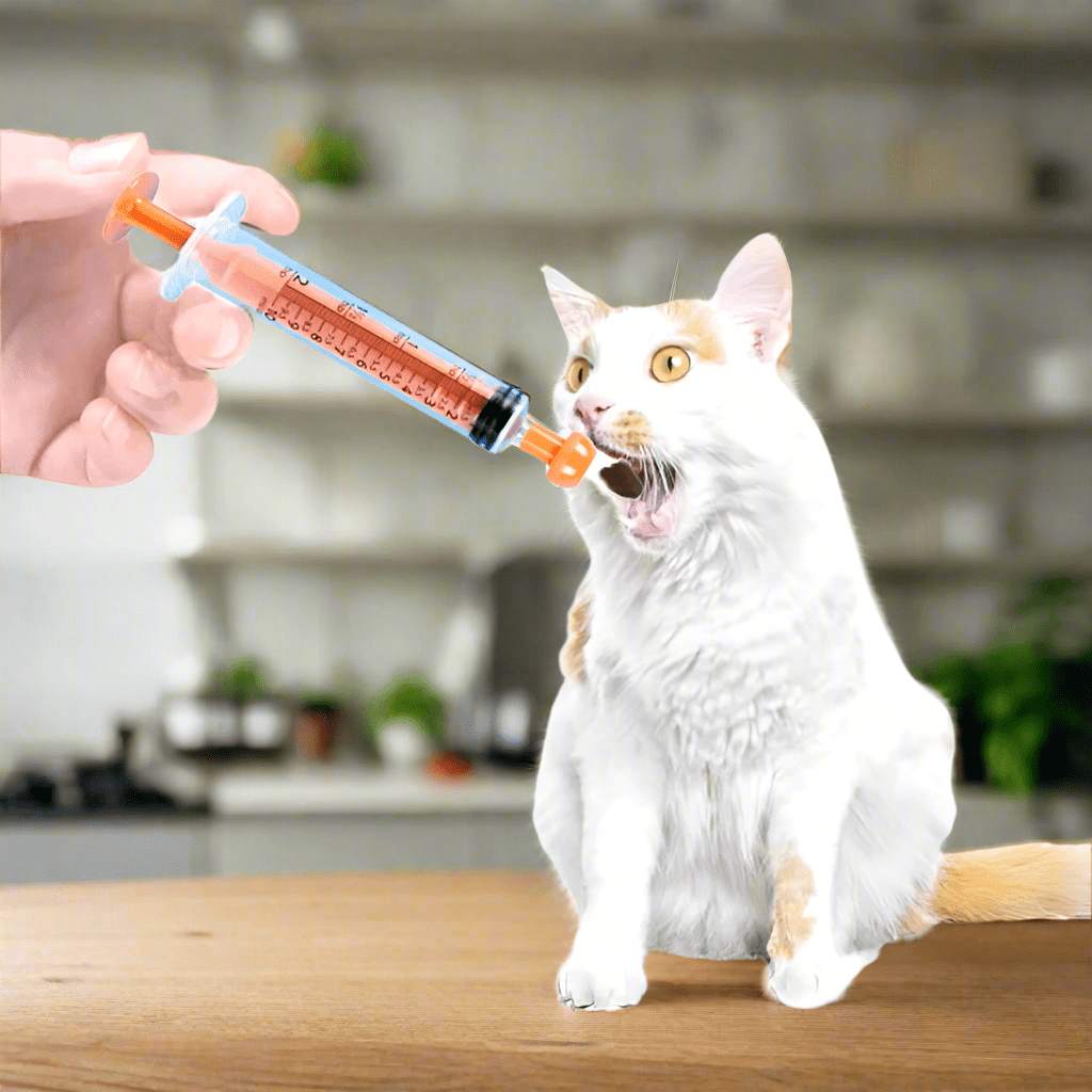 Seringue Alimentation - CatFeedingSyringe™ - Orange - Chattouilles