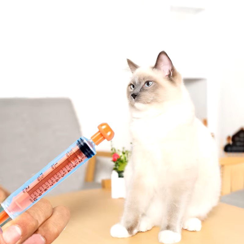 Seringue Alimentation - CatFeedingSyringe™ - Orange - Chattouilles