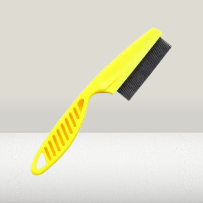 Brosse Chat - CatSheddingHairComb™ - Jaune - Chattouilles