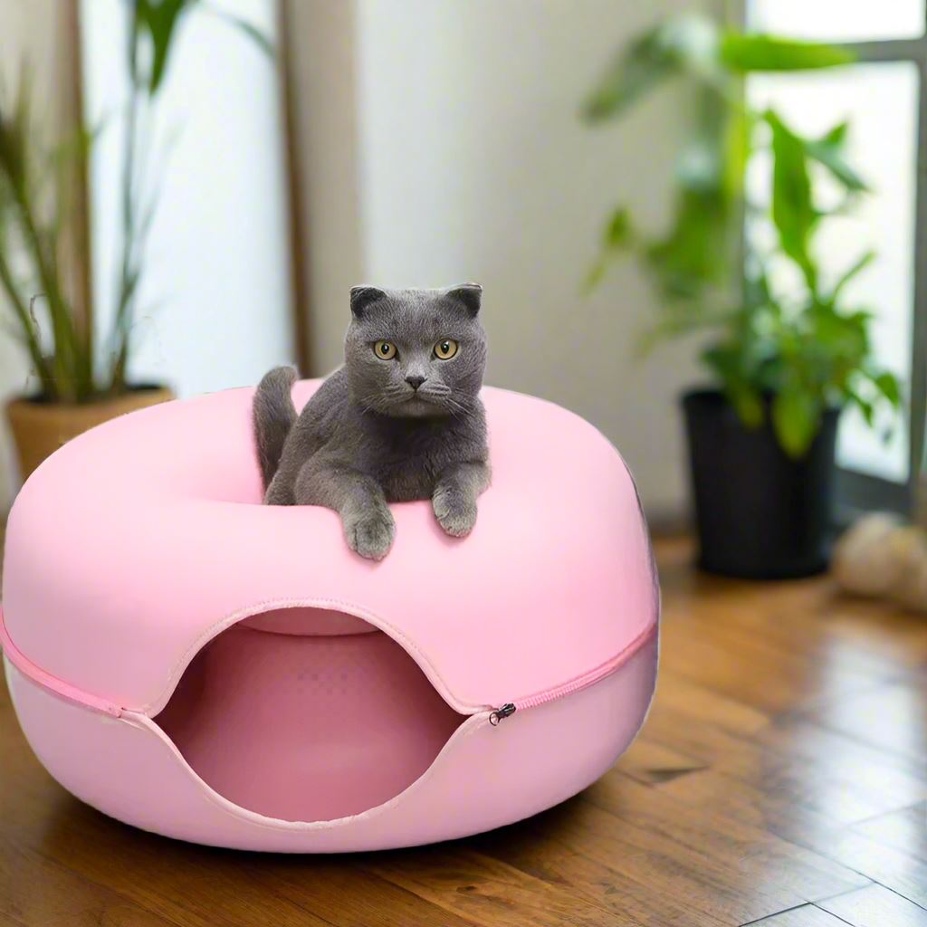 Lit pour Chat - ChatCondo™ - Rose - Chattouilles