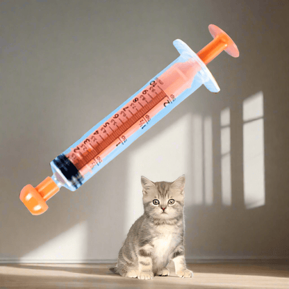 Seringue Alimentation - CatFeedingSyringe™ - Orange - Chattouilles